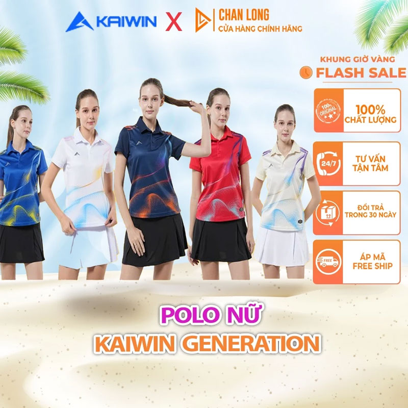 Áo Polo Nữ Thể Thao Kaiwin Generation