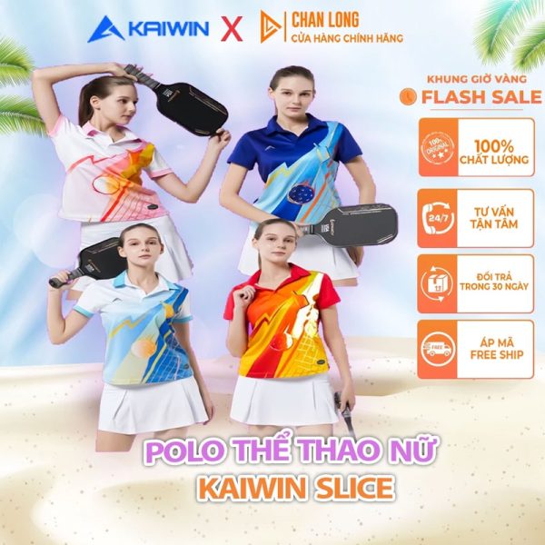 Áo Polo Nữ Thể Thao Kaiwin Slice