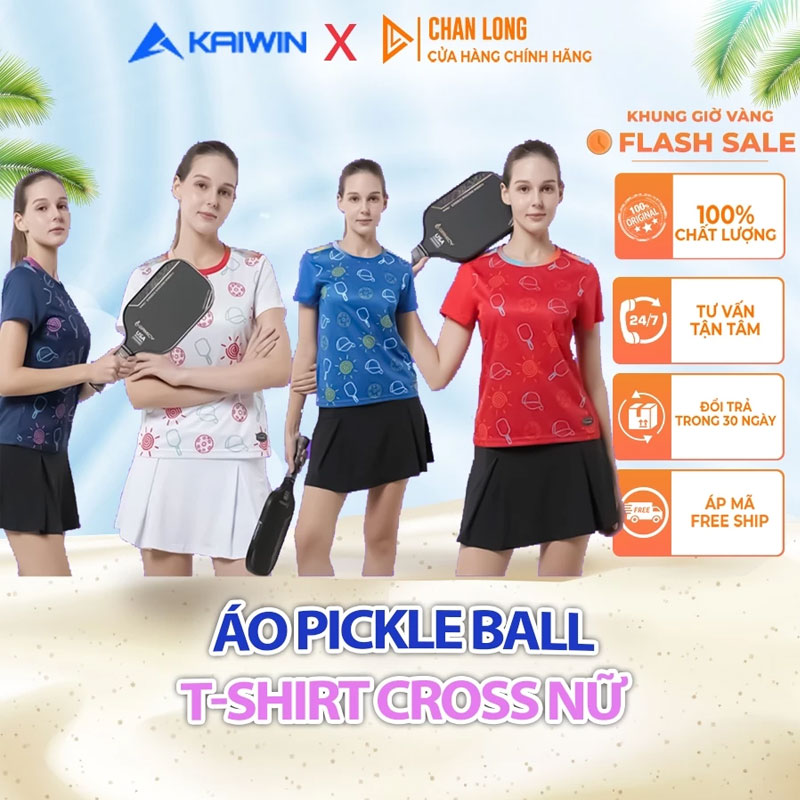 Áo T-shirt Pickleball Cross Cho Nữ