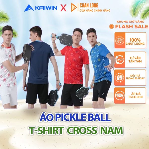 Áo T-shirt Pickleball Cross Nam