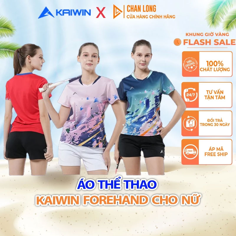 Áo Thể Thao Nữ Kaiwin FOREHAND