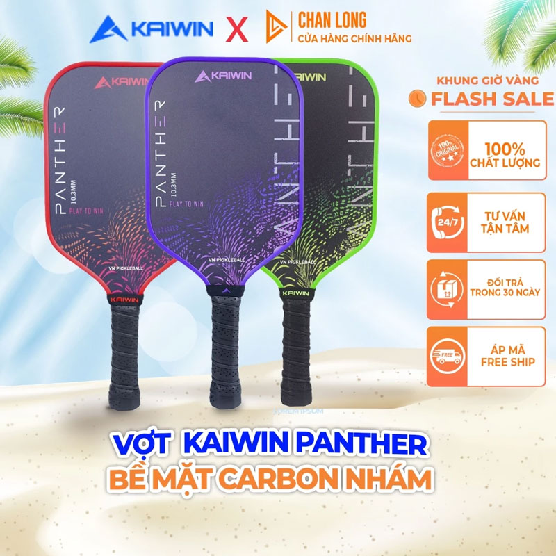 Vợt Pickleball Kaiwin Panther 16mm
