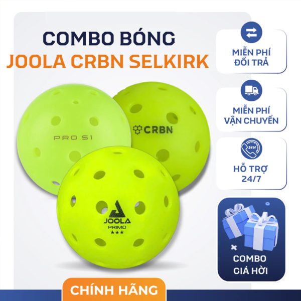 Bóng Pickleball Joola, CRBN, Selkirk Chính Hãng