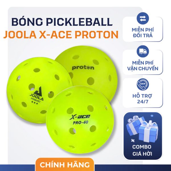 Bóng Pickleball Joola, X-Ace, Proton – Outdoor