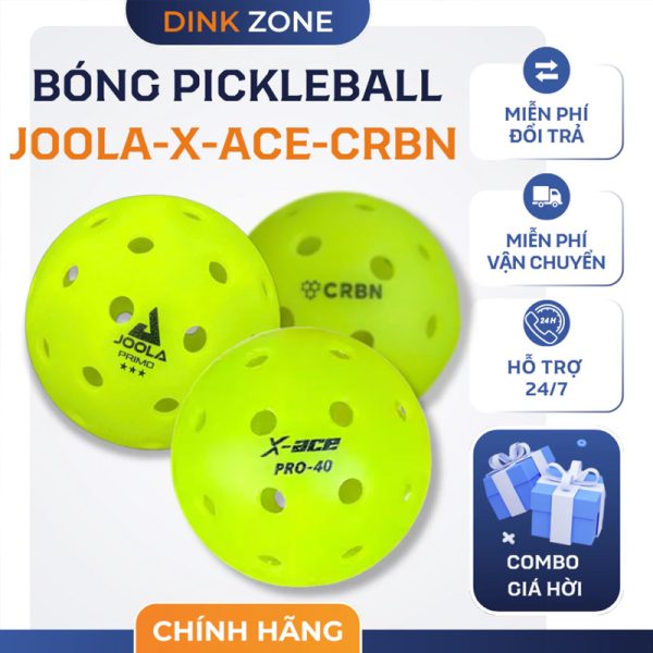 Bóng Pickleball Chính Hãng Joola, Proton, X-Ace