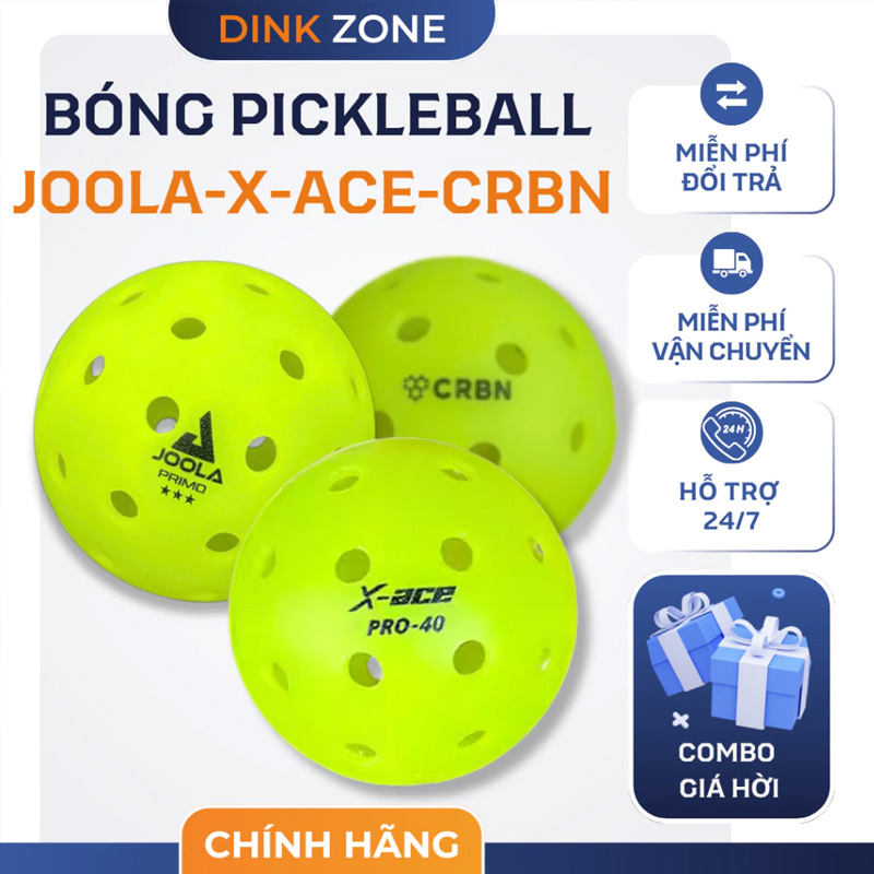 Bóng Pickleball Chính Hãng Joola, Proton, X-Ace