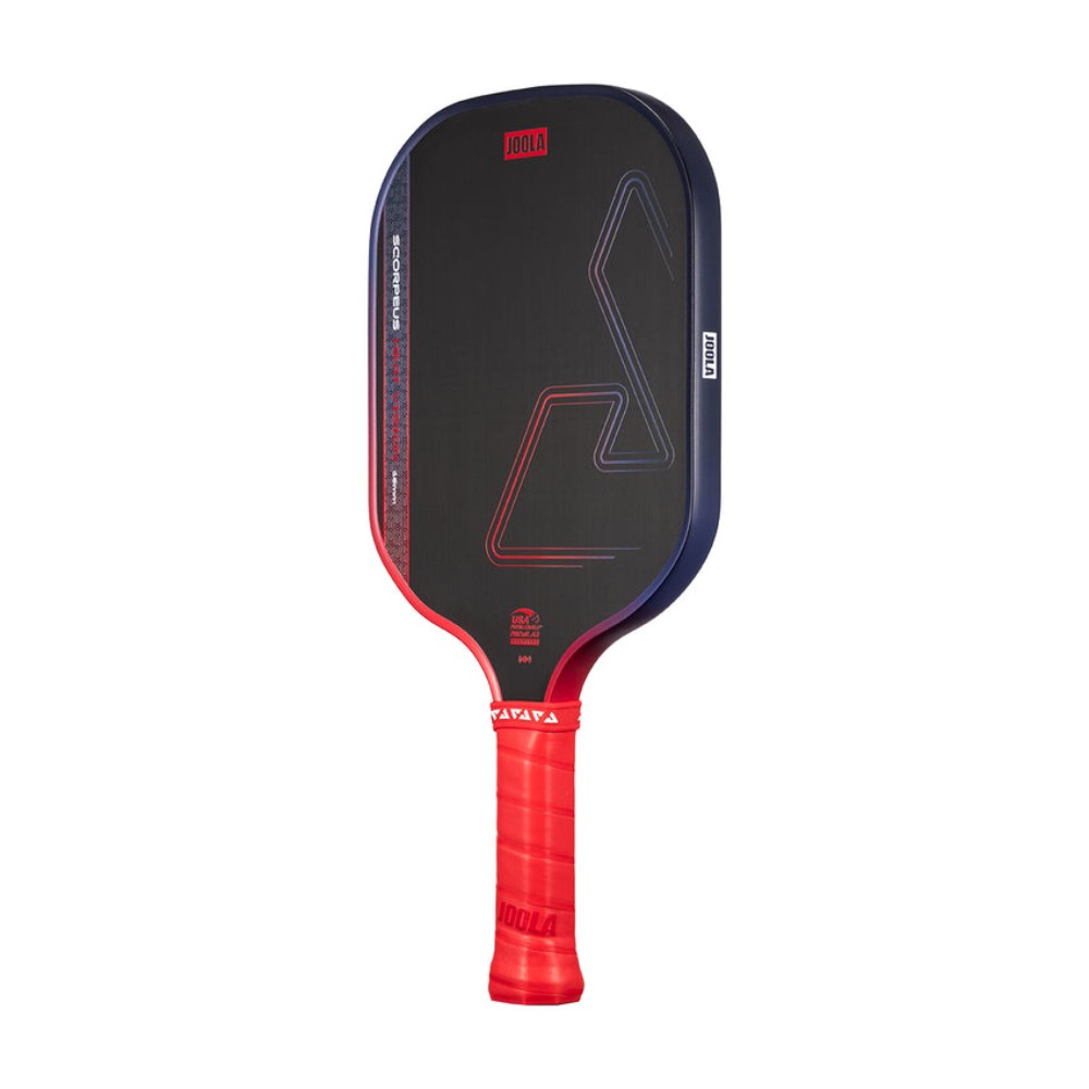 Góc 3/4 phải vợt Pickleball Joola Scorpeus Heat Vision 16mm