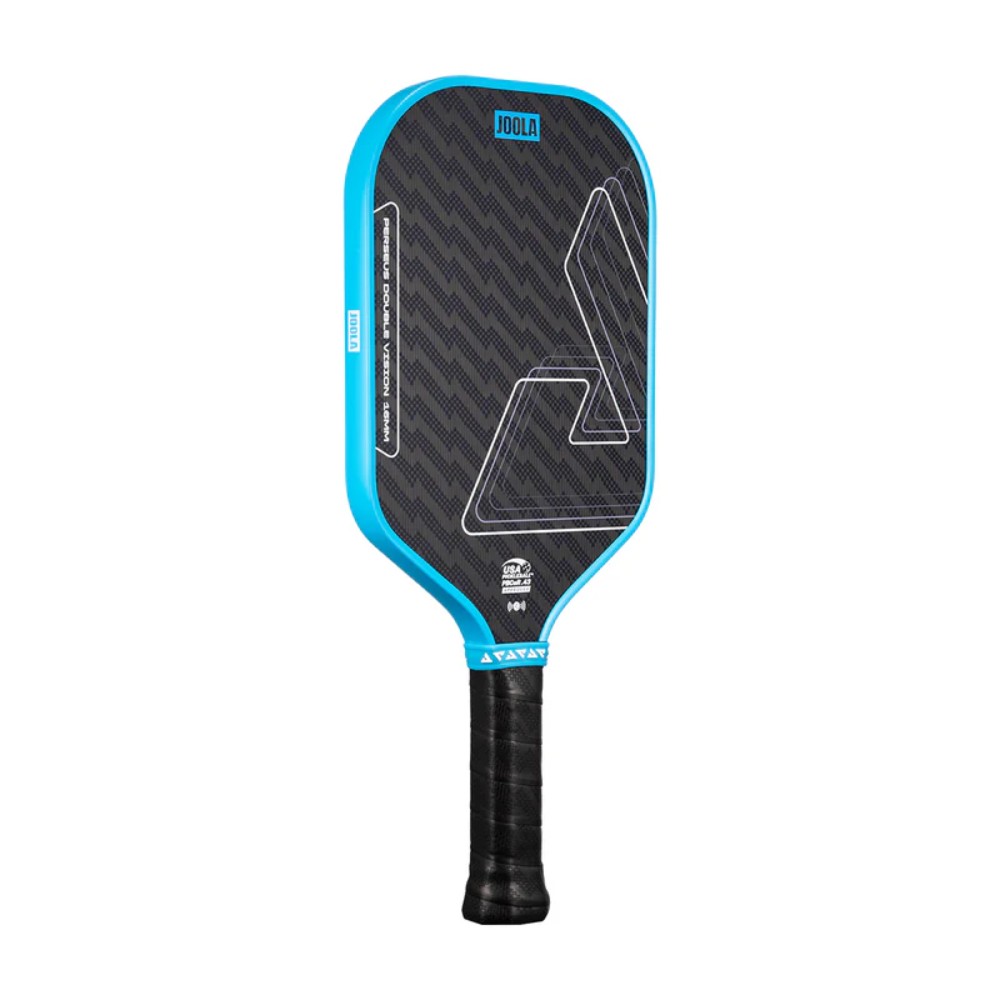Góc 3/4 trái vợt Pickleball Joola Perseus Double Vision 16mm