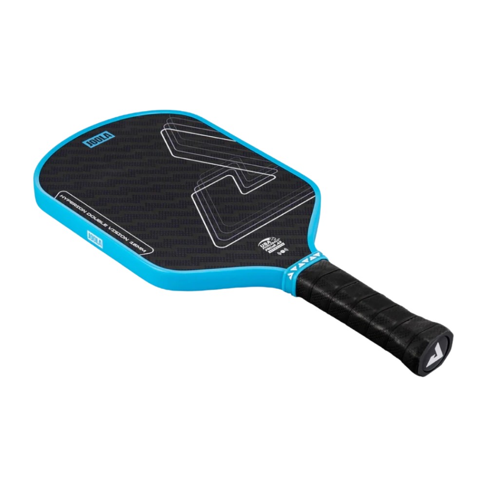 Góc 3/4 vợt Pickleball Joola Hyperion Double Vision 16mm