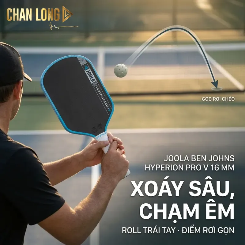 Hiệu suất thực tế trên sân của Joola Ben Johns Hyperion Pro V 16mm