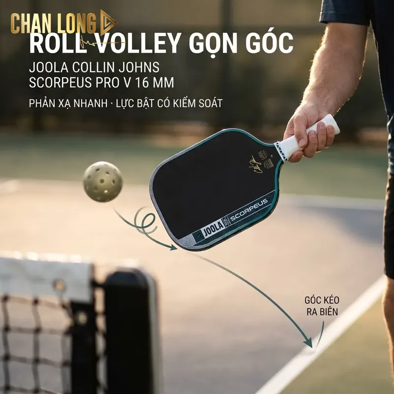 Hiệu suất thực tế trên sân của Joola Collin Johns Scorpeus Pro V 16mm