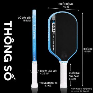 Thông số Vợt Pickleball Joola Ben Johns Hyperion Pro V 16mm
