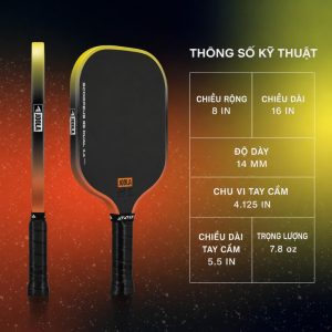 Thông số Vợt Pickleball Joola Scorpeus 3S Dual 14mm