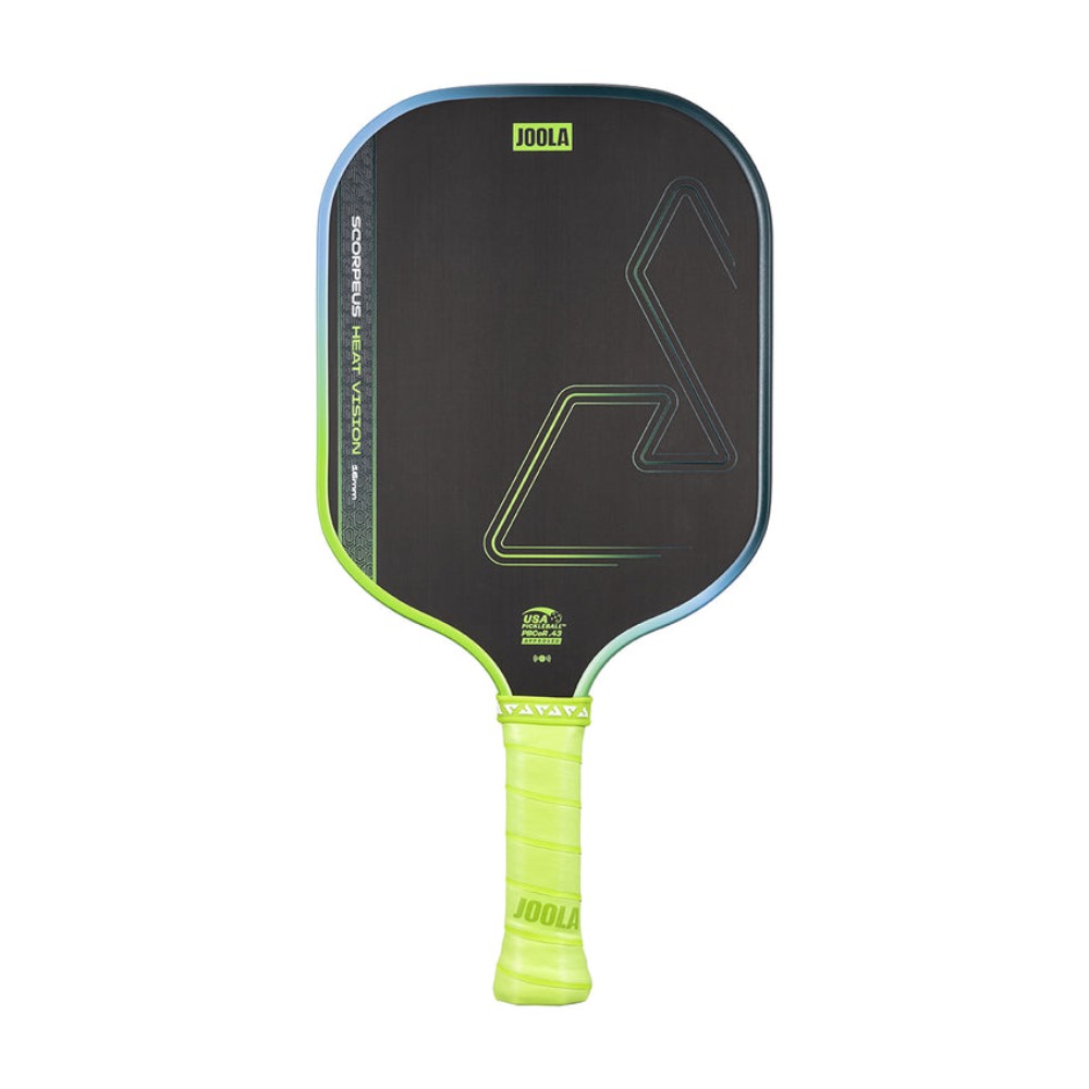 Vợt Pickleball Joola Scorpeus Heat Vision 16mm màu xanh