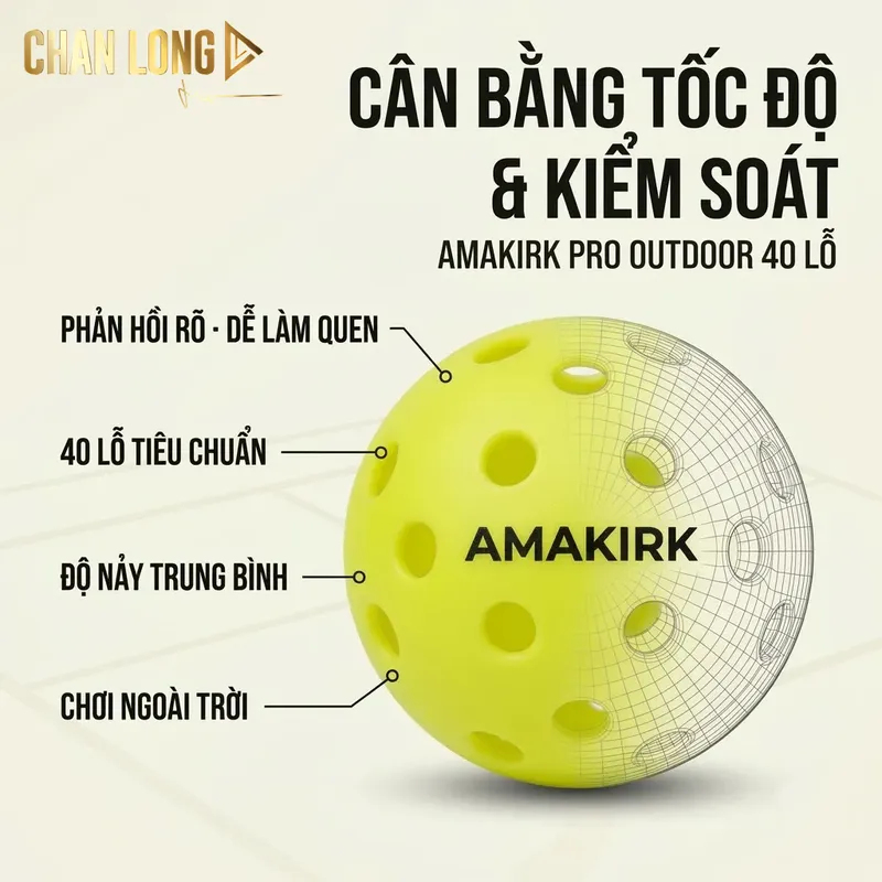 Hiệu suất thực tế trên sân của Amakirk Pro Outdoor 40 Lỗ