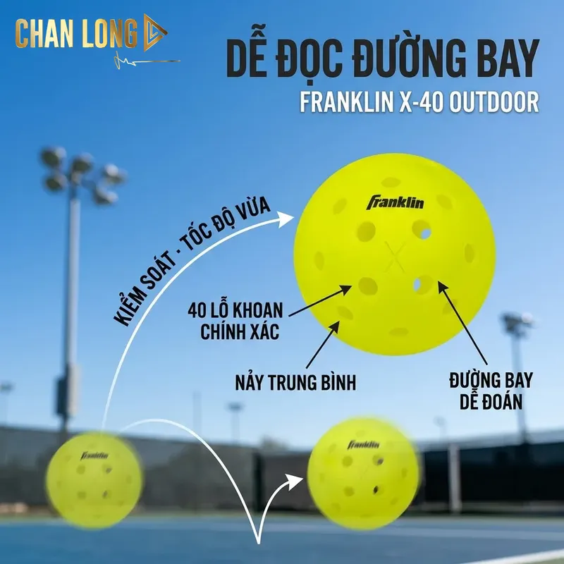 Hiệu suất thực tế trên sân của Franklin X-40 Outdoor
