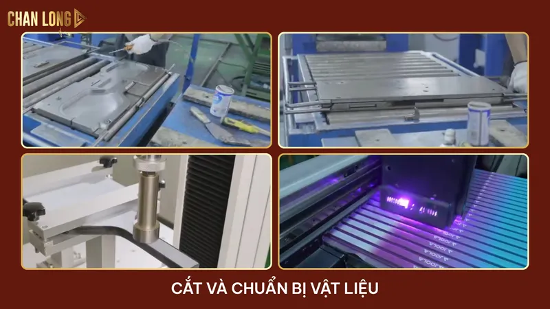 Cắt và chuẩn bị vật liệu