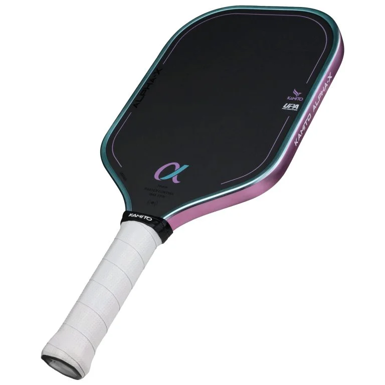 Hình ảnh Vợt Pickleball Kamito Alpha X 1 Sao 16mm màu xanh dương, thể hiện kiểu dáng, mặt vợt và thiết kế khung viền sản phẩm.