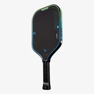 Hình ảnh Vợt Pickleball Kamito RX1 16mm với mặt Carbon Toray, lõi Polypropylene Honeycomb Core 16mm và trọng lượng 225 ± 5g. Vợt có kích thước 41,9 × 19,1cm, cán dài 14,5cm, hỗ trợ kiểm soát bóng, tạo xoáy và xử lý dink, drop, reset.