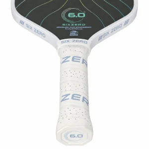 Cận cảnh tay cầm Six Zero Boulder Opal 14mm dài 5.5 inch, chu vi grip 4.125 inch, phù hợp với nhiều kiểu cầm và backhand hai tay.
